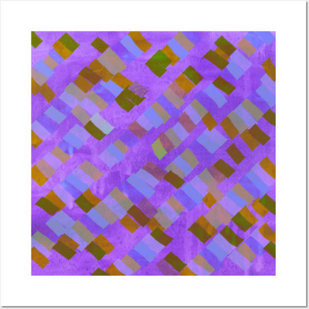 Purple Cubes Wall Art by jen28